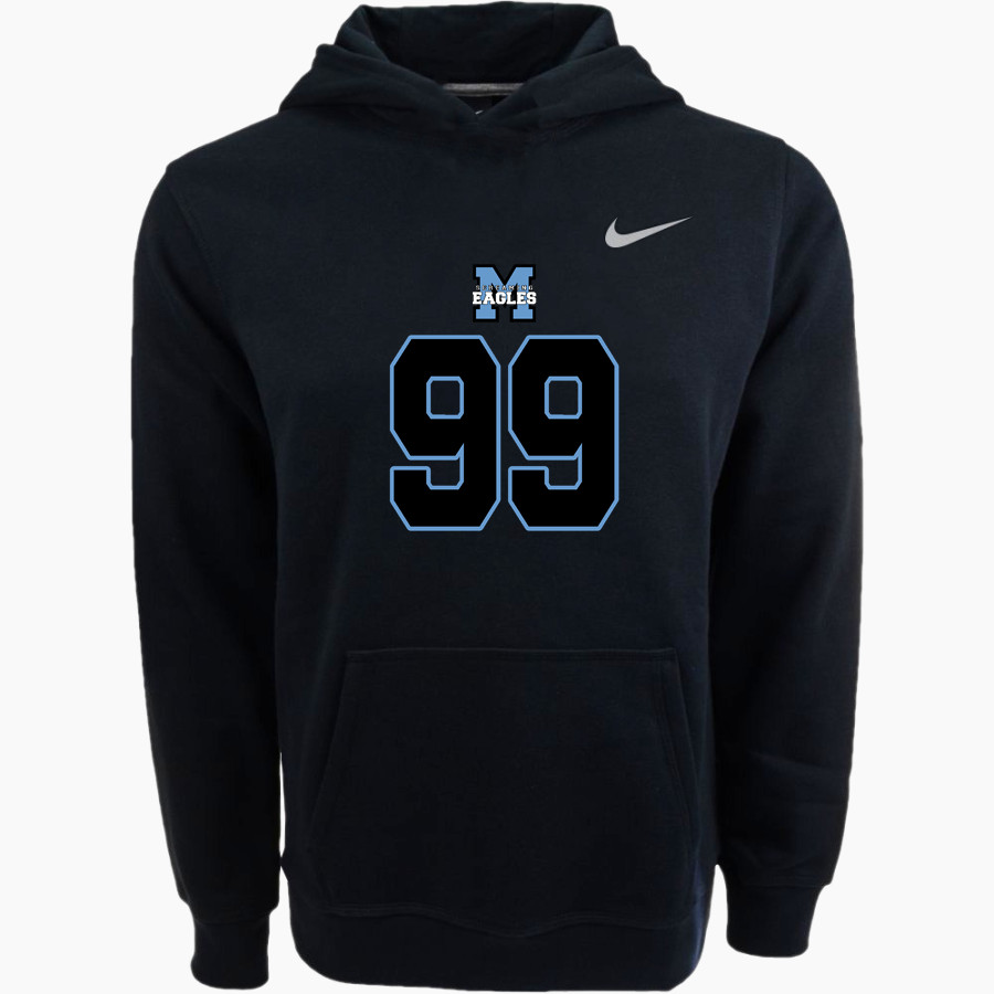 MIDLAKES HIGH SCHOOL SCREAMING EAGLES <span class="pdp-name-mascot">MIDLAKES SCREAMING EAGLES</span> Nike Youth Club Pullover Fleece Hoodie