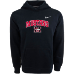 MUSTANG HIGH SCHOOL BRONCOS <span class="pdp-name-mascot">MUSTANG BRONCOS</span> Nike Youth Club Pullover Fleece Hoodie Front Thumbnail