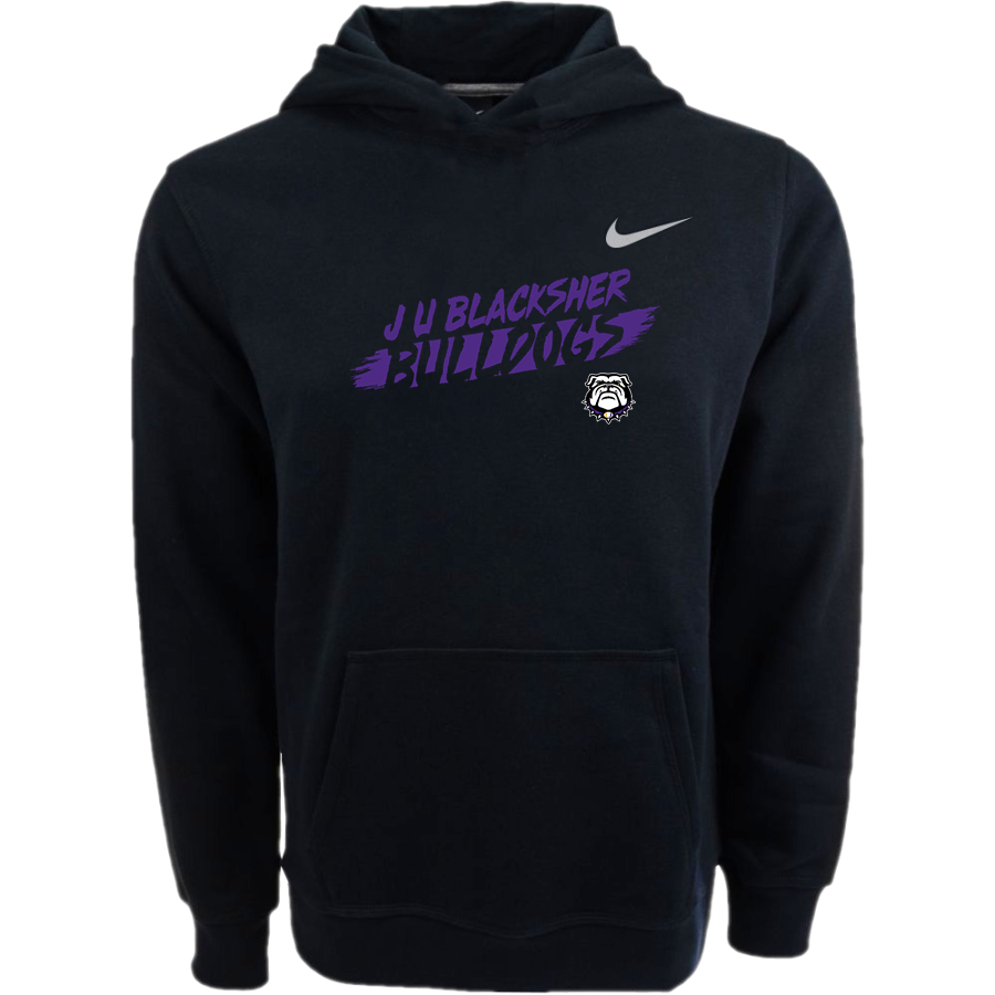 J U BLACKSHER HIGH SCHOOL BULLDOGS <span class="pdp-name-mascot">J U BLACKSHER BULLDOGS</span> Nike Youth Club Pullover Fleece Hoodie