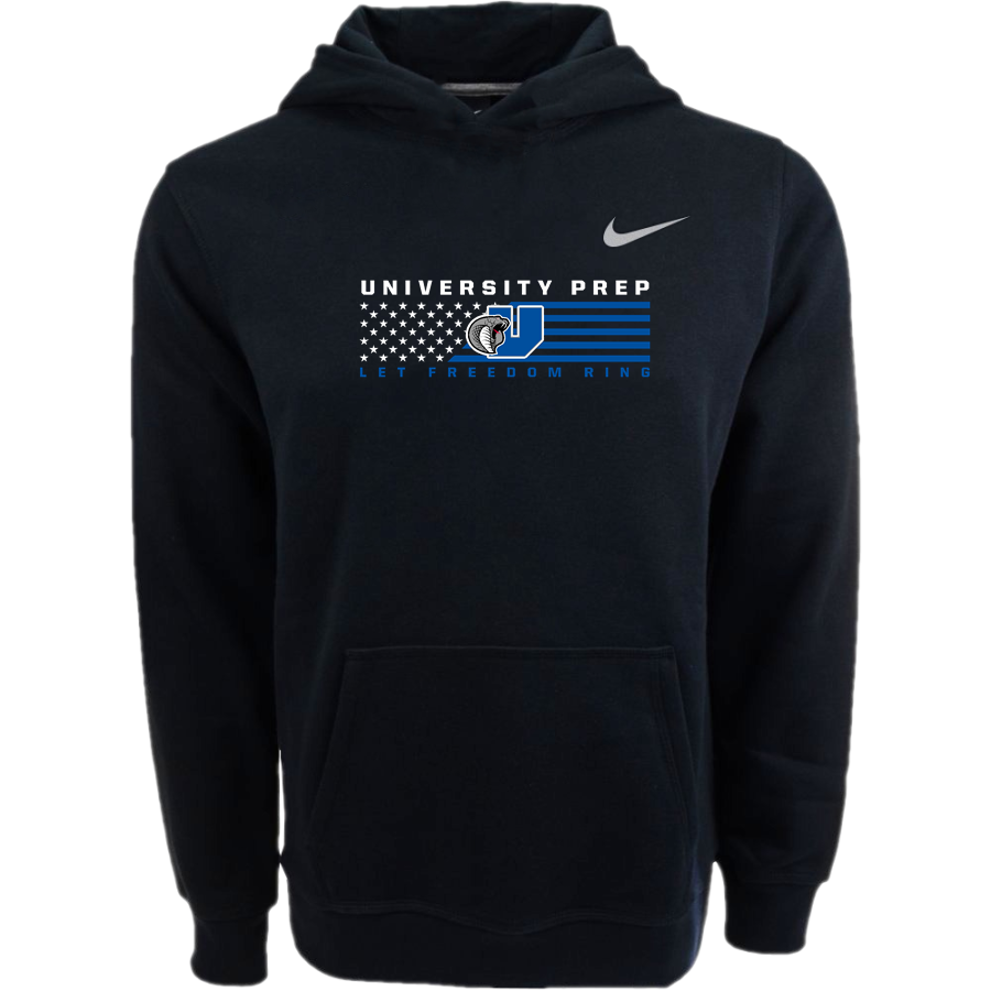 University Prep Cobras <span class="pdp-name-mascot">University Prep Cobras</span> Nike Youth Club Pullover Fleece Hoodie