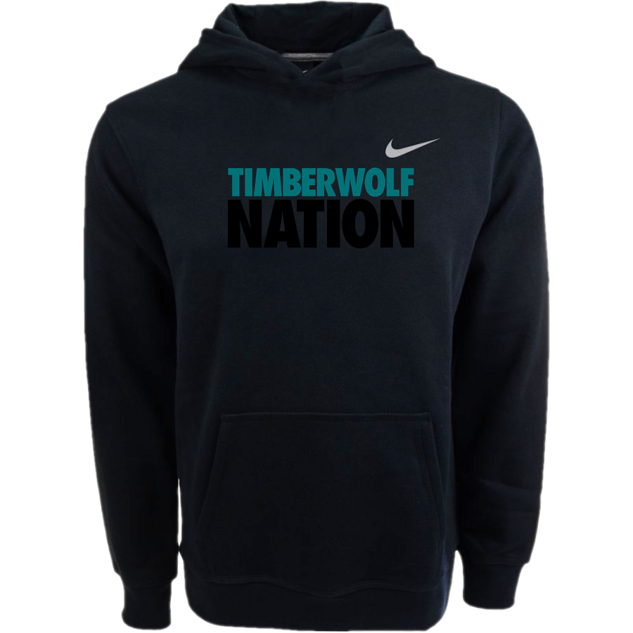 Southwest Valley Timberwolves <span class="pdp-name-mascot">Southwest Valley Timberwolves</span> Nike Youth Club Pullover Fleece Hoodie