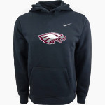 BNEDS EAGLES Eagles Nike Youth Club Pullover Fleece Hoodie Front Thumbnail