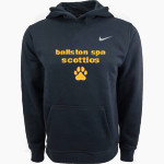 Ballston Spa Scotties The Official Online Store <span class="pdp-name-mascot">Baaston Spa Scotties</span> Nike Youth Club Pullover Fleece Hoodie Front Thumbnail