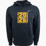 Andrew Tigers <span class="pdp-name-mascot">Andrew College Tigers</span> Nike Youth Club Pullover Fleece Hoodie Front Thumbnail