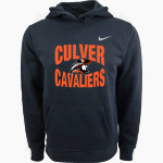 Culver Cavaliers <span class="pdp-name-mascot">Culver Community Schools - Cavaliers</span> Nike Youth Club Pullover Fleece Hoodie Front Thumbnail