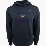 Saint John School Red hawks <span class="pdp-name-mascot">Saint John School Red hawks</span> Nike Youth Club Pullover Fleece Hoodie Front Thumbnail