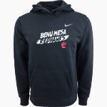Benedictine University Mesa Redhawks Nike Youth Club Pullover Fleece Hoodie Front Thumbnail