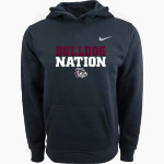 EDMOND MEMORIAL HIGH SCHOOL BULLDOGS <span class="pdp-name-mascot">EDMOND MEMORIAL BULLDOGS</span> Nike Youth Club Pullover Fleece Hoodie Front Thumbnail