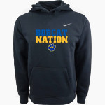 Lansing Bobcats Bobcats Nike Youth Club Pullover Fleece Hoodie Front Thumbnail