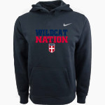 Christ Episcopal Wildcats Nike Youth Club Pullover Fleece Hoodie Front Thumbnail