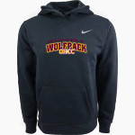 Oak Hills Christian College Wolfpack Nike Youth Club Pullover Fleece Hoodie Front Thumbnail