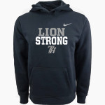 Dr. Thomas Randle Lions <span class="pdp-name-mascot">Thomas Randle HS Lions</span> Nike Youth Club Pullover Fleece Hoodie Front Thumbnail