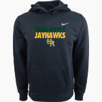 Head-Royce Jayhawks <span class="pdp-name-mascot">Head-Royce Jayhawks</span> Nike Youth Club Pullover Fleece Hoodie Front Thumbnail