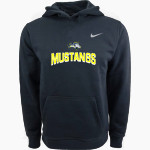 Mahone Mustangs Nike Youth Club Pullover Fleece Hoodie Front Thumbnail