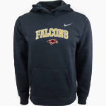 Scotts Valley Falcons Nike Youth Club Pullover Fleece Hoodie Front Thumbnail