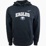 Legacy Eagles Nike Youth Club Pullover Fleece Hoodie Front Thumbnail