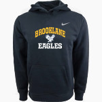 Brooklane Baptist Eagles <span class="pdp-name-mascot">Brooklane Baptist Eagles</span> Nike Youth Club Pullover Fleece Hoodie Front Thumbnail