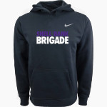 Shell Bank Brigade Nike Youth Club Pullover Fleece Hoodie Front Thumbnail