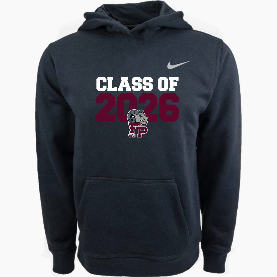 Fordham Prep Rams Online Store <span class="pdp-name-mascot">Fordham Prep Rams</span> Nike Youth Club Pullover Fleece Hoodie