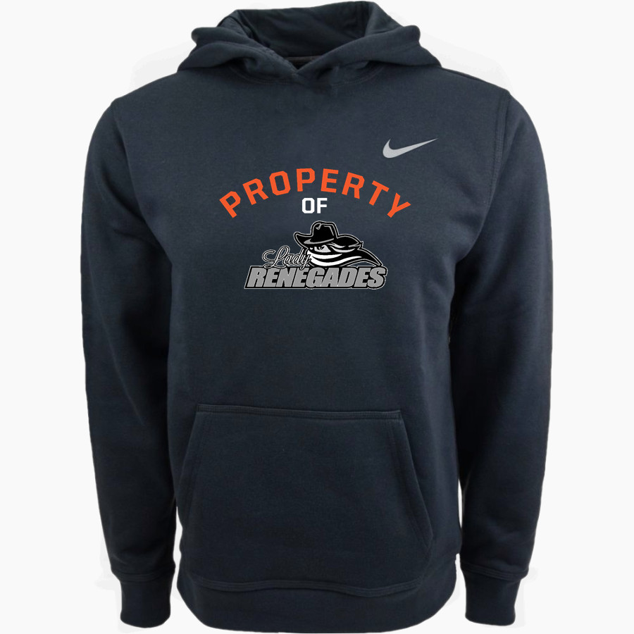 Lady Renegades official sideline store <span class="pdp-name-mascot">Lady Renegades Organization</span> Nike Youth Club Pullover Fleece Hoodie
