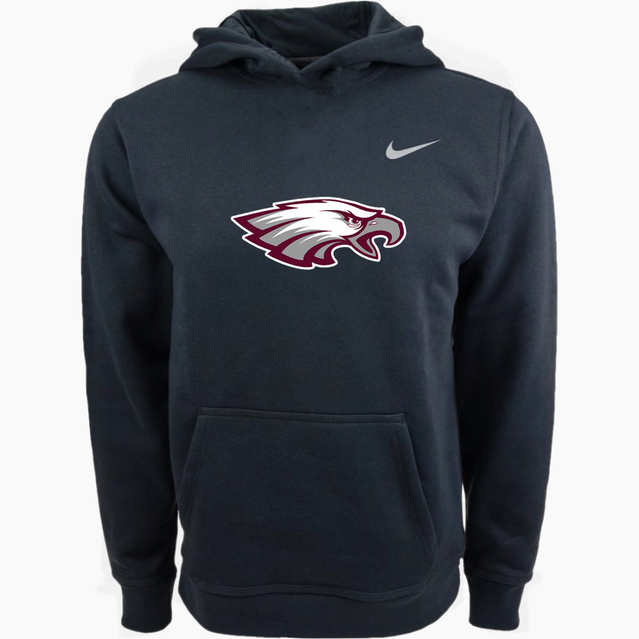BNEDS EAGLES Eagles Nike Youth Club Pullover Fleece Hoodie