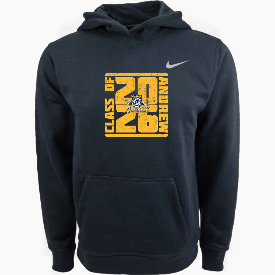 Andrew Tigers <span class="pdp-name-mascot">Andrew College Tigers</span> Nike Youth Club Pullover Fleece Hoodie