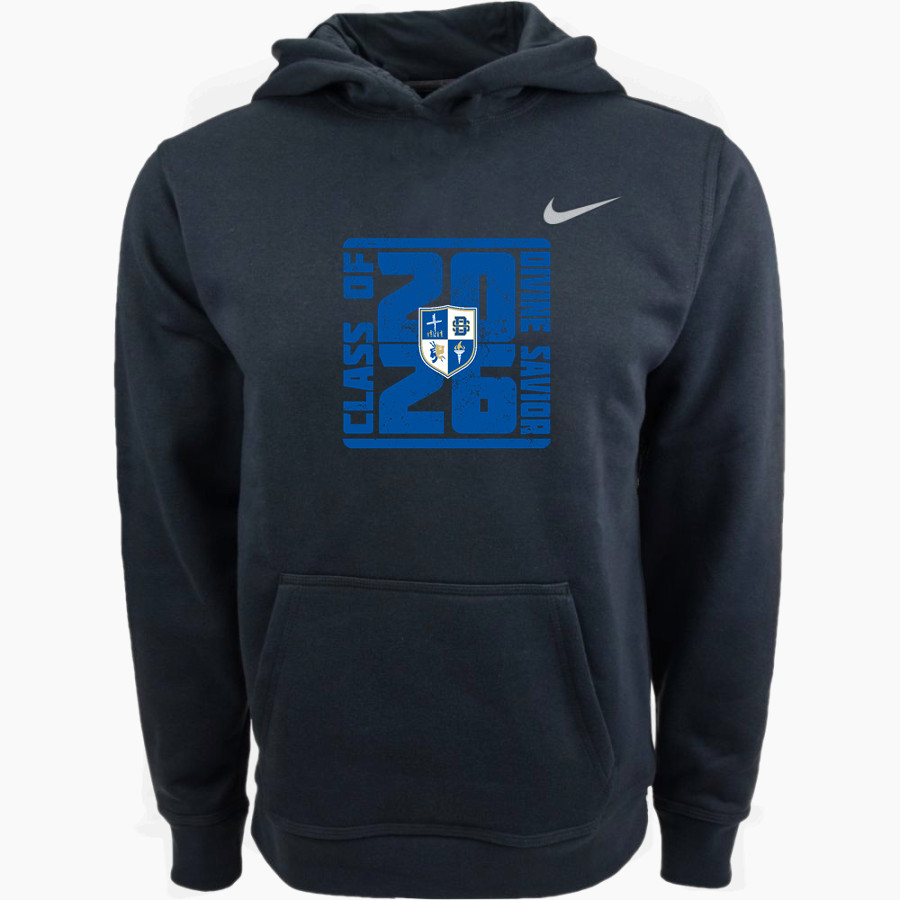 Divine Savior Academy Jaguars <span class="pdp-name-mascot">Divine Savior Academy Jaguars</span> Nike Youth Club Pullover Fleece Hoodie