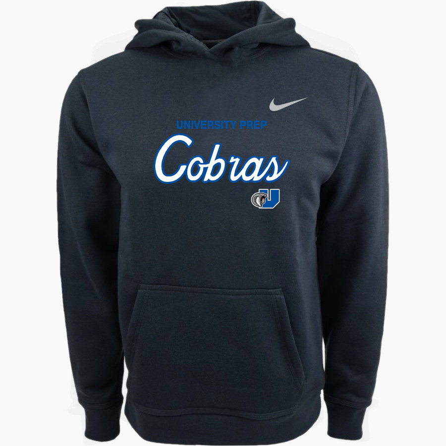 University Prep Cobras Nike Youth Club Pullover Fleece Hoodie
