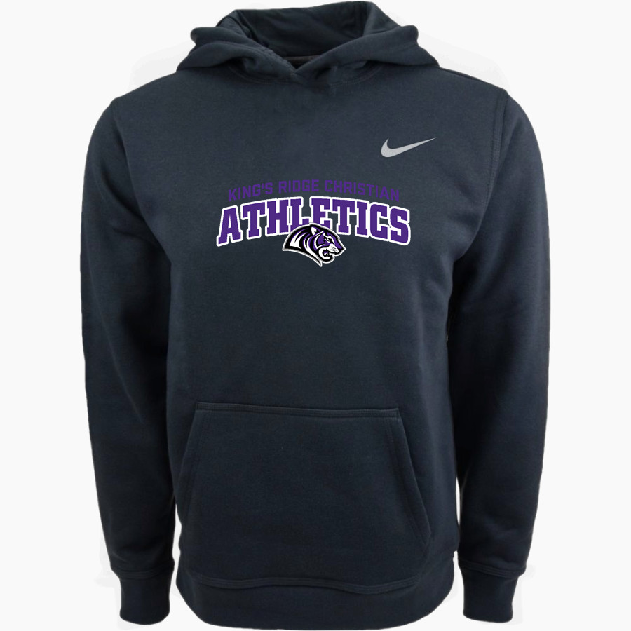 King's Ridge Christian Tigers Nike Youth Club Pullover Fleece Hoodie