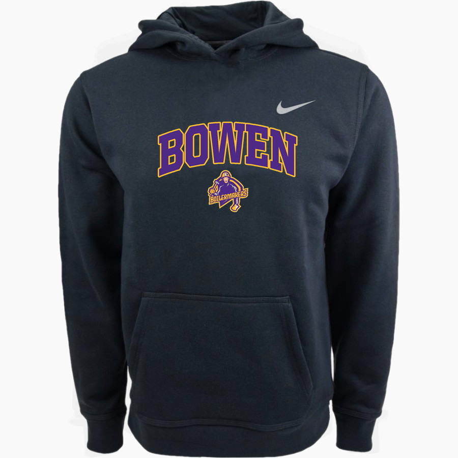 BOWEN HIGH SCHOOL BOILERMAKERS Nike Youth Club Pullover Fleece Hoodie