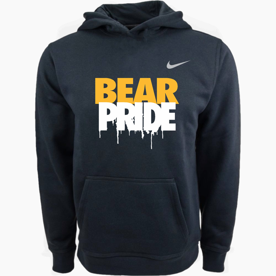 Smith Bears <span class="pdp-name-mascot">SMITH COLLEGE BEARS</span> Nike Youth Club Pullover Fleece Hoodie