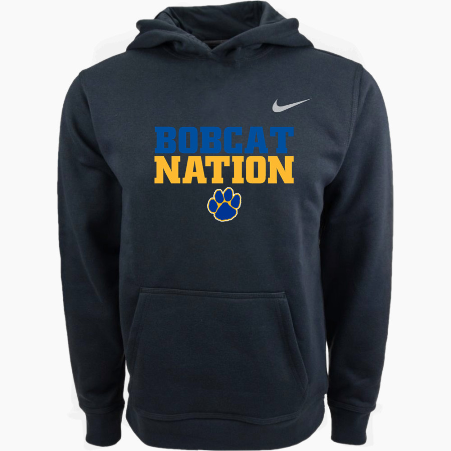 Lansing Bobcats Bobcats Nike Youth Club Pullover Fleece Hoodie