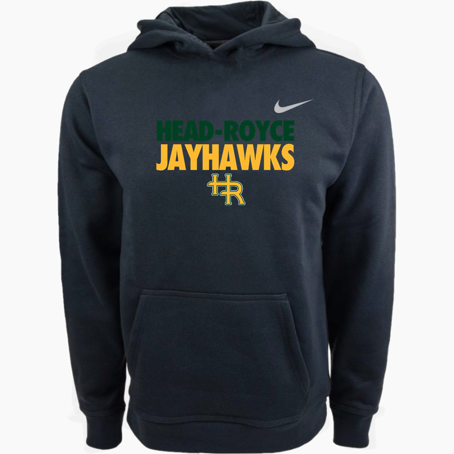 Head-Royce Jayhawks <span class="pdp-name-mascot">Head-Royce Jayhawks</span> Nike Youth Club Pullover Fleece Hoodie