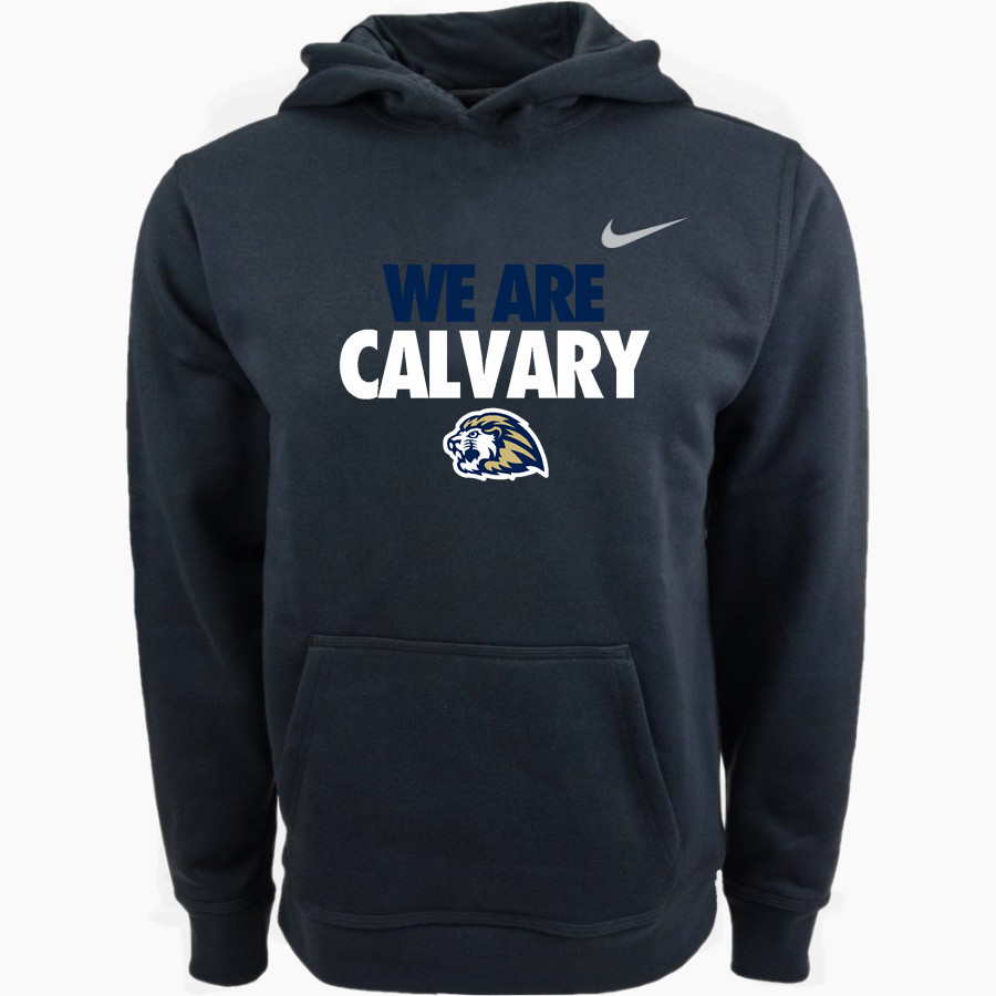 Calvary Lions Nike Youth Club Pullover Fleece Hoodie