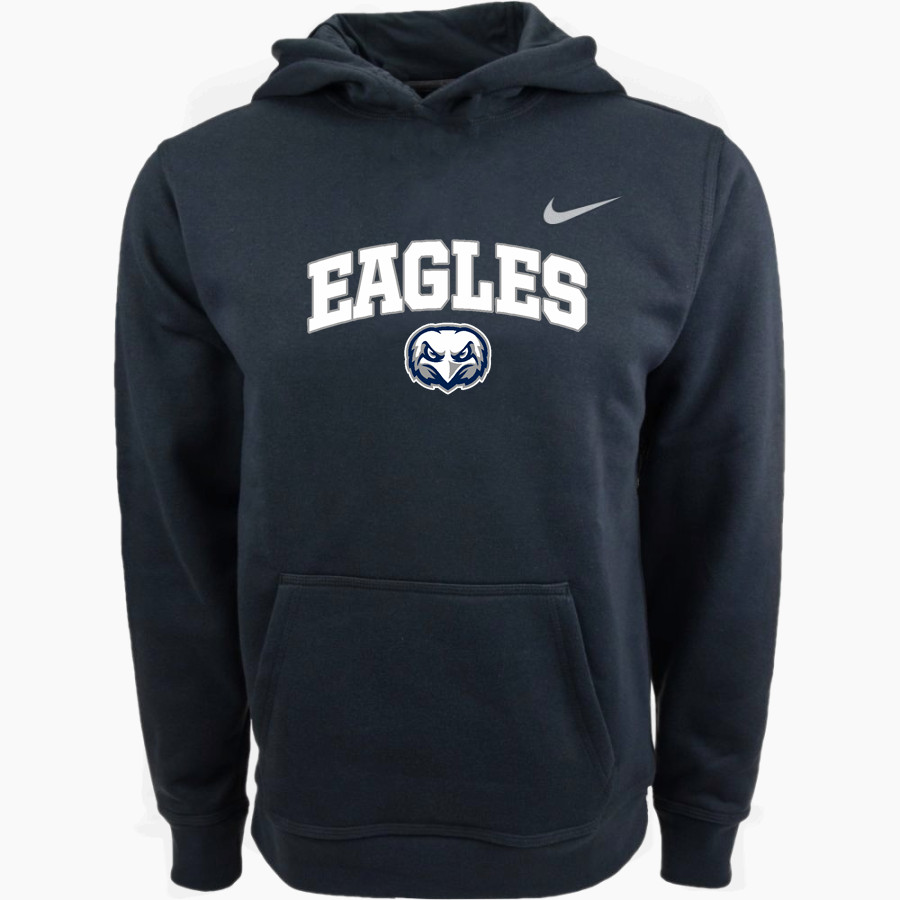 Legacy Eagles Nike Youth Club Pullover Fleece Hoodie