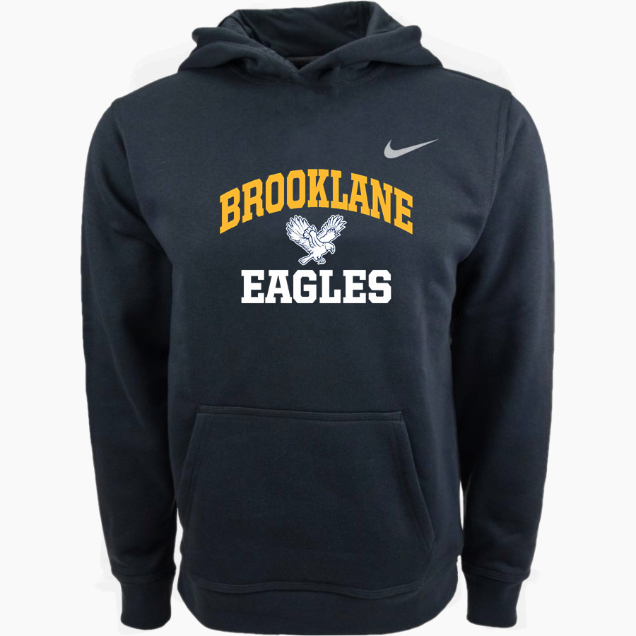 Brooklane Baptist Eagles <span class="pdp-name-mascot">Brooklane Baptist Eagles</span> Nike Youth Club Pullover Fleece Hoodie