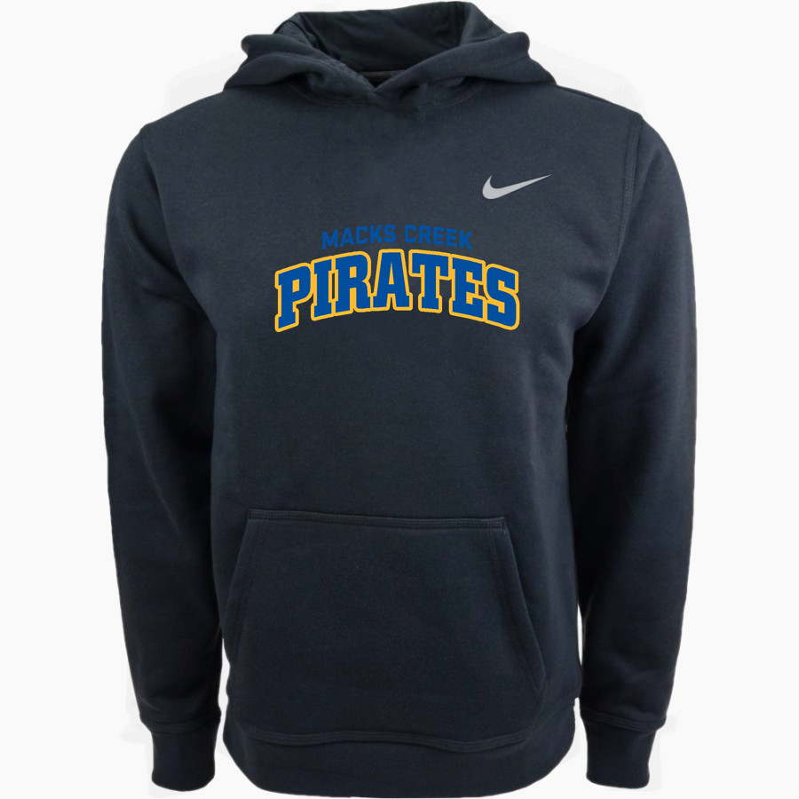 Macks Creek Pirates <span class="pdp-name-mascot">Macks Creek Pirates</span> Nike Youth Club Pullover Fleece Hoodie