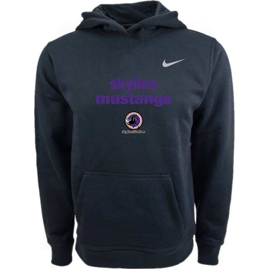 Skyline Gila River Mustangs <span class="pdp-name-mascot">Skyline Mustangs</span> Nike Youth Club Pullover Fleece Hoodie