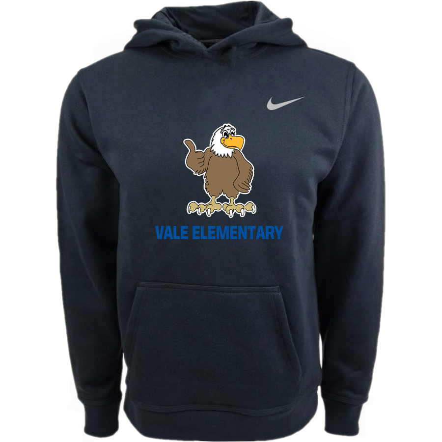 Vale Elementary Eagles <span class="pdp-name-mascot">Vale Elementary Eagles</span> Nike Youth Club Pullover Fleece Hoodie