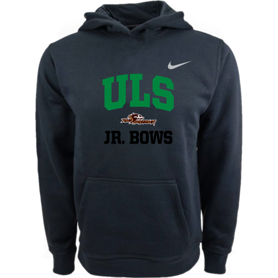 ULS Jr. Bows <span class="pdp-name-mascot">Junior Rainbows</span> Nike Youth Club Pullover Fleece Hoodie