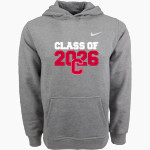 Channahon Jr High Indians <span class="pdp-name-mascot">Channahon Jr High Indians</span> Nike Youth Club Pullover Fleece Hoodie Front Thumbnail