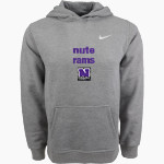 Nute Rams <span class="pdp-name-mascot">Nute Rams</span> Nike Youth Club Pullover Fleece Hoodie Front Thumbnail