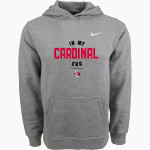 Pope Francis Cardinals Nike Youth Club Pullover Fleece Hoodie Front Thumbnail