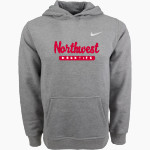 Northwest Mounties <span class="pdp-name-mascot">Northwest Mounties</span> Nike Youth Club Pullover Fleece Hoodie Front Thumbnail