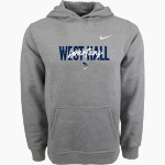 WEST HALL HIGH SCHOOL SPARTANS Nike Youth Club Pullover Fleece Hoodie Front Thumbnail