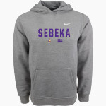 SEBEKA HIGH SCHOOL Trojans Online Store Nike Youth Club Pullover Fleece Hoodie Front Thumbnail
