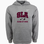 SOUTHWEST LEADERSHIP ACADEMY RAMS Nike Youth Club Pullover Fleece Hoodie Front Thumbnail