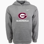 Gloversville High School Nike Youth Club Pullover Fleece Hoodie Front Thumbnail