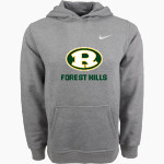 FOREST HILLS SENIOR HIGH SCHOOL RANGERS <span class="pdp-name-mascot">FOREST HILLS RANGERS</span> Nike Youth Club Pullover Fleece Hoodie Front Thumbnail
