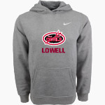 LOWELL HIGH SCHOOL RED DEVILS <span class="pdp-name-mascot">LOWELL RED DEVILS</span> Nike Youth Club Pullover Fleece Hoodie Front Thumbnail